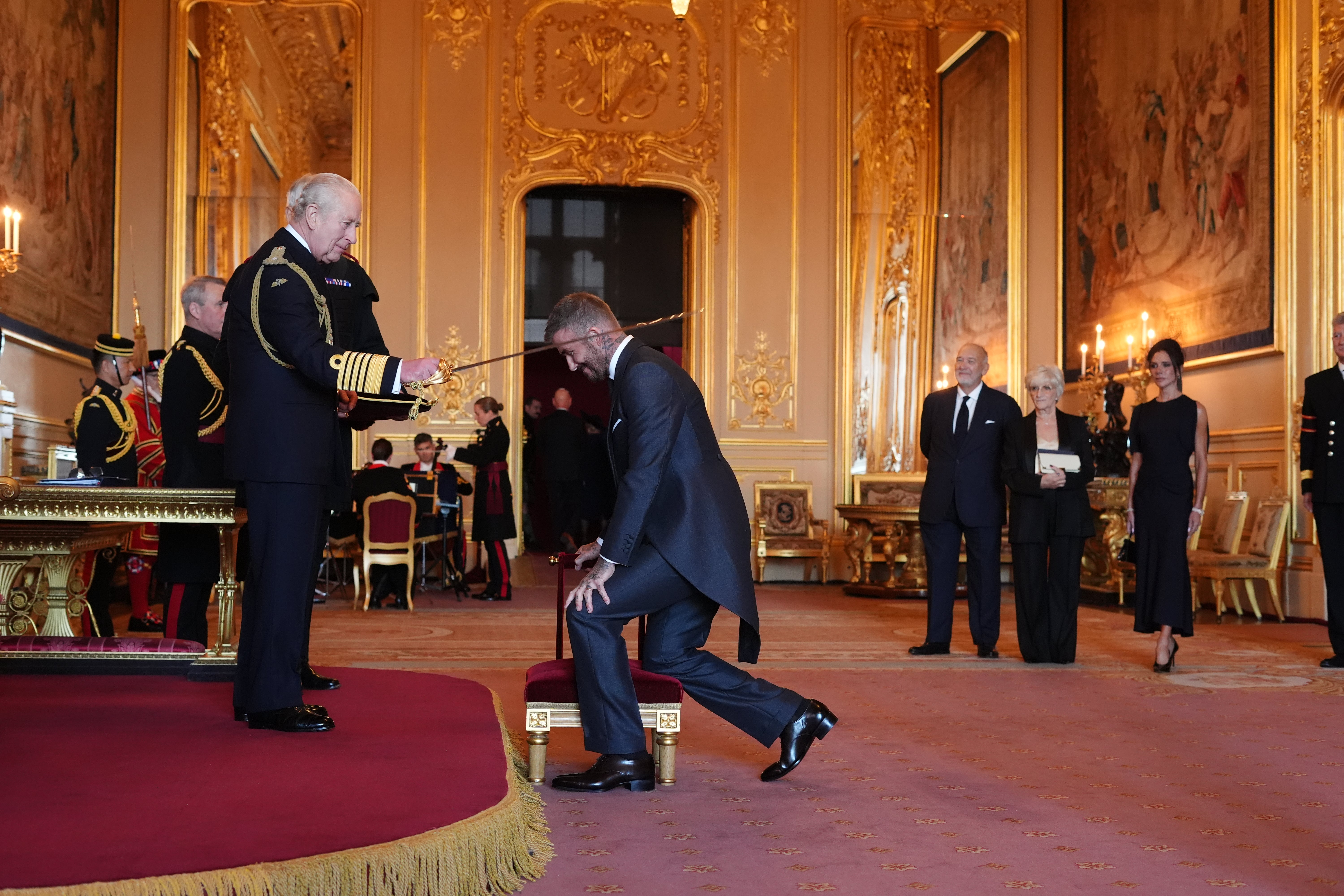 Long Awaited Honour: David Beckham Officially Knighted by King Charles III at Buckingham Palace